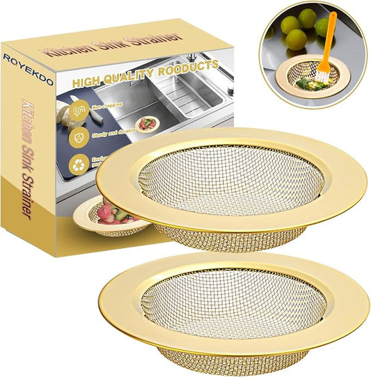 RQYEKDO 2-Pack Kitchen Sink Strainer Stainless Steel by rqyekdo