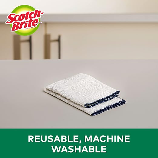Scotch-Brite Premium Microfiber Kitchen Cloth, 2 Pack - Image 3