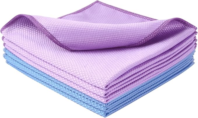 SINLAND Microfiber Glass Cleaning Cloth, Lint Free Cleaning Cloths - Image 9