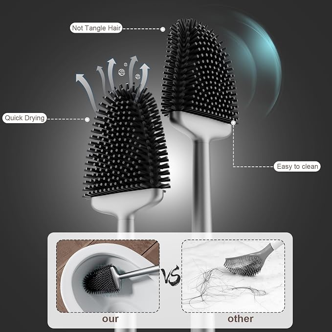 Sellemer Toilet Brush and Holder Set - Image 3