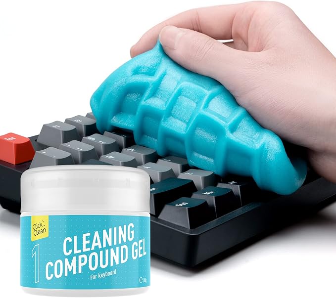 CLICK CLEAN 7oz Car & Keyboard Cleaning Gel x 2, Universal Dust Cleaning Gel - Image 2