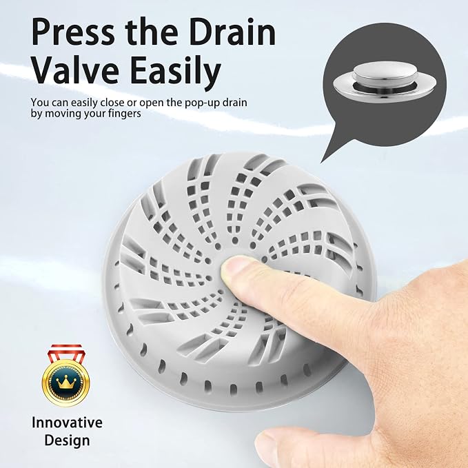 Silicone Drain Hair Catcher Bathroom Sink Bathtub Drain strainers - Image 2