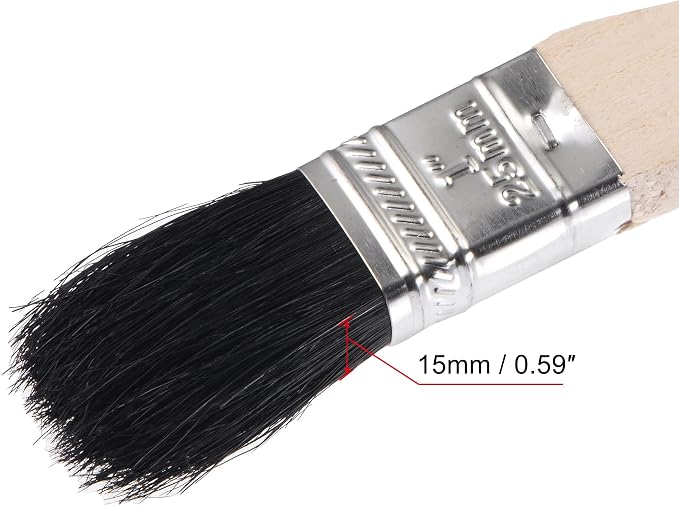 uxcell Bent Radiator Paint Brush 16" Length 1" Width Bristle - Image 3