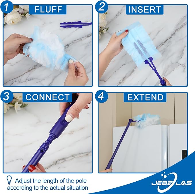 JEBBLAS Disposable Duster Refill, Heavy Duty Duster Refills, Duster Refills - Image 5