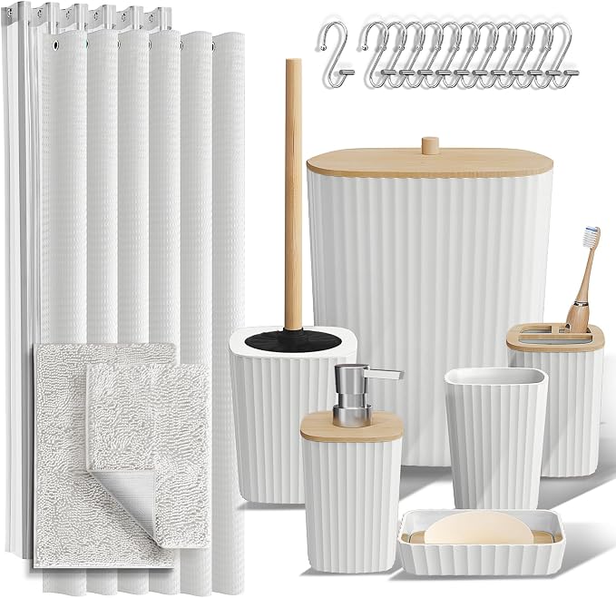 Clara Clark Bathroom Accessories Set by ClaraClark