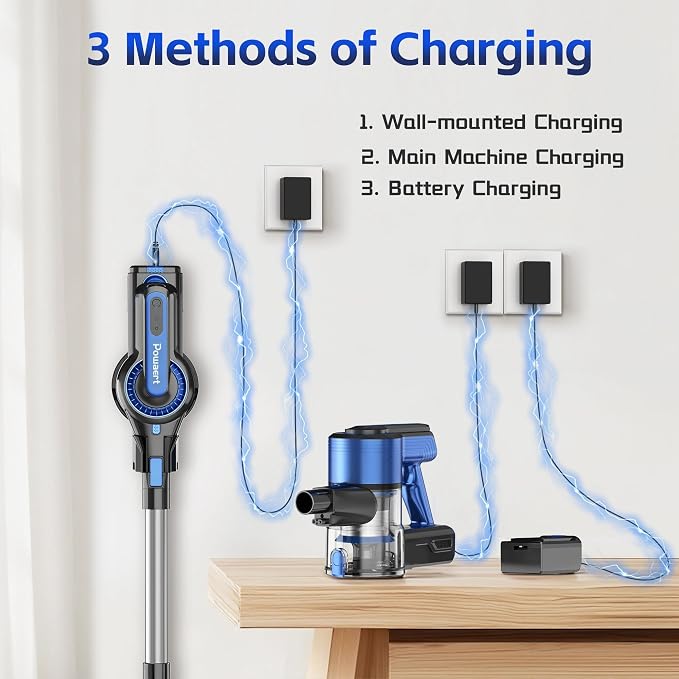 Cordless Vacuum Cleaner for Home, 45Kpa Lightweight Stick Vacuum - Image 8