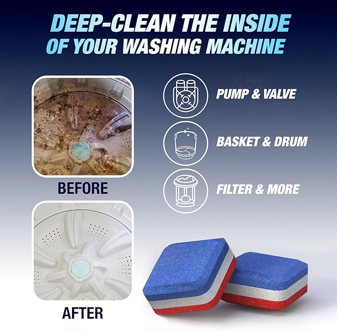 Washing Machine Cleaner Tablets 56 Pack - Image 2