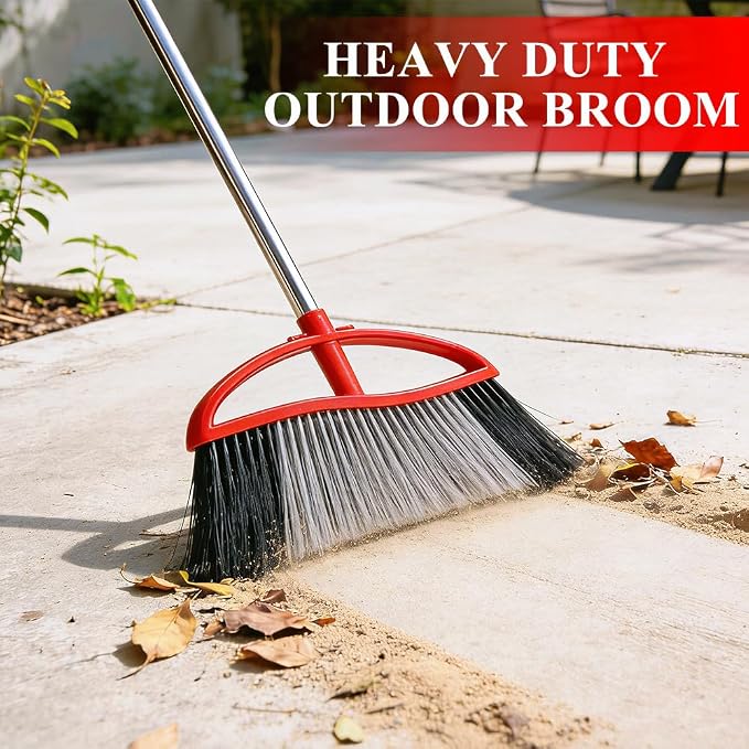 Outdoor Heavy Duty Broom, 15.7'' Wide - Image 3