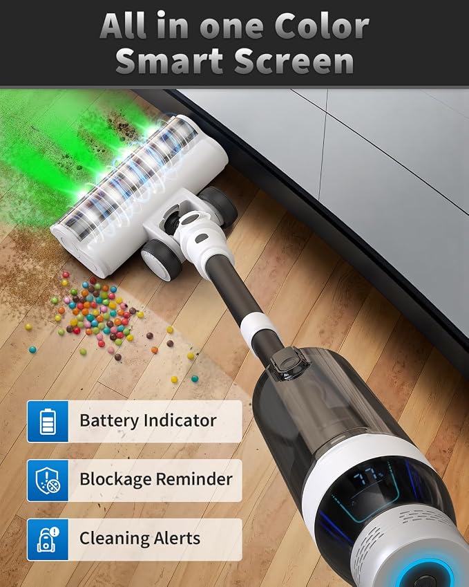 Cordless Vacuum Cleaner, 2 Batteries 110 Mins Runtime Vacuum Cleaners - Image 8