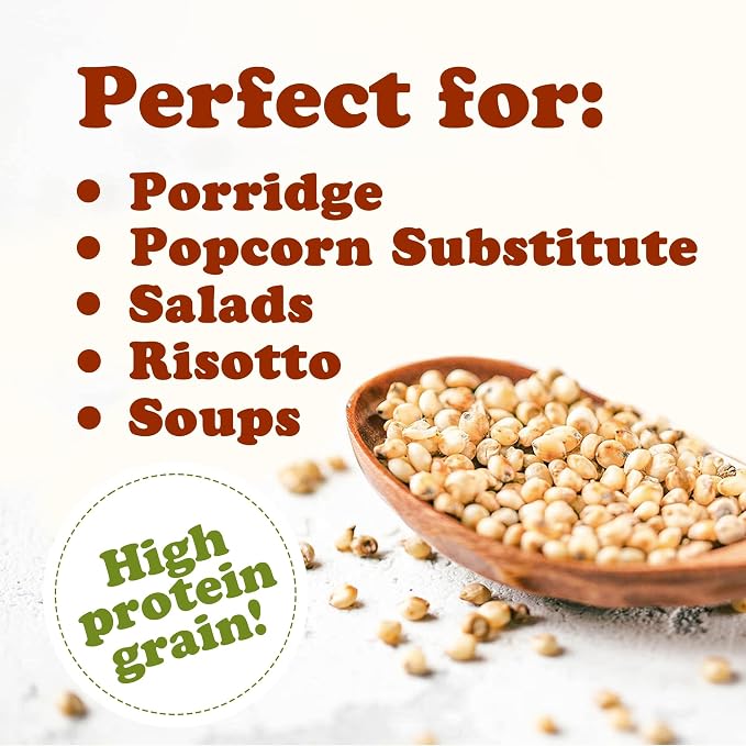 Food to Live Organic Italian White Whole Grain Sorghum, 1.5 Pounds — Non-GMO - Image 6