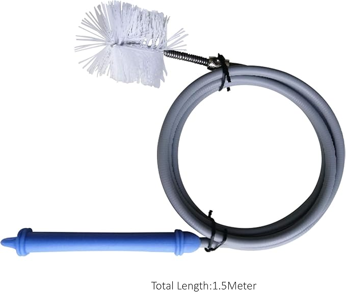 59 Inch Drain Cleaner Brush, Pipe Cleaner Clog Remover - Image 2