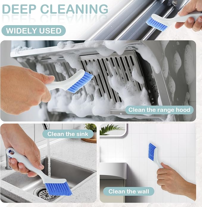 4pcs Bathroom Gap Cleaning Brush, Small Crevice Cleaning Brushes, Hand-Held - Image 3