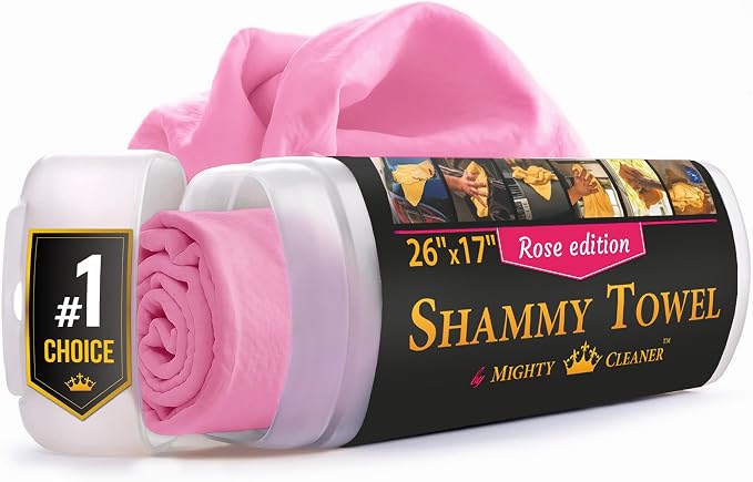 Premium Shammy Cloth for Car Drying by MightyCleaner