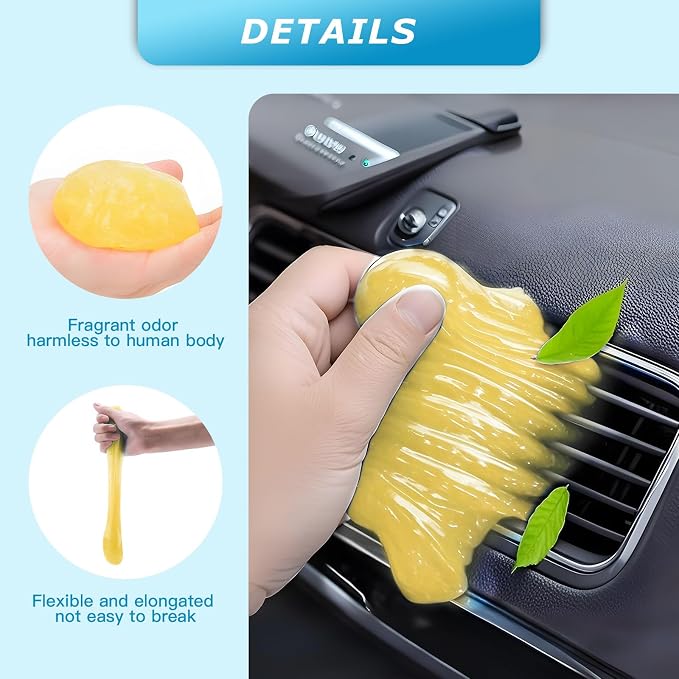 Car Cleaning Gel, Reusable Car Cleaning Putty - Image 3