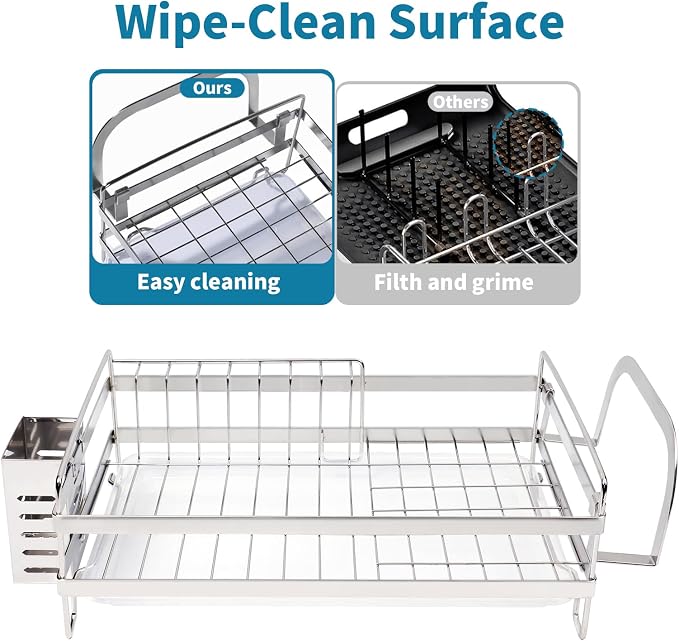 Stainless Steel Dish Racks for Kitchen Counter - Image 6