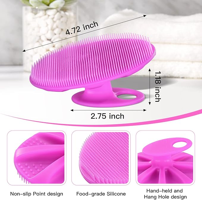 INNERNEED Food-Grade Soft Silicone Body Cleansing Brush Shower Scrubber - Image 2