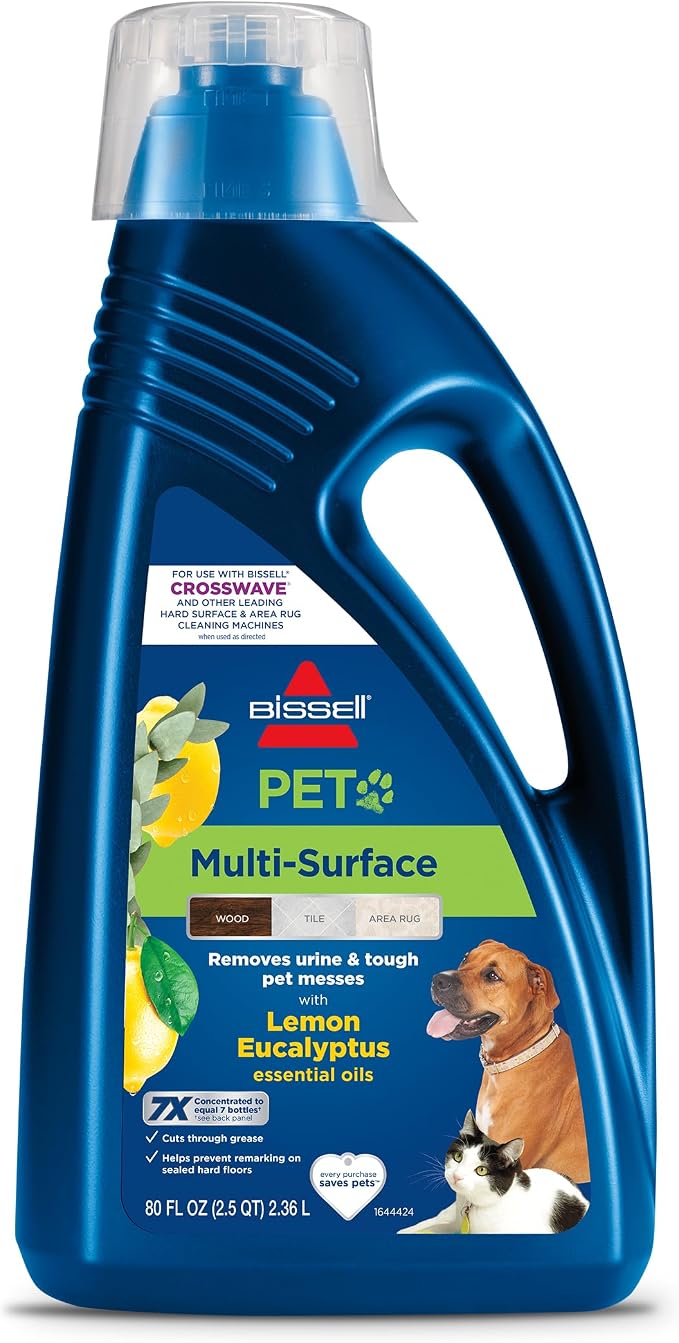 Bissell Multi-Surface Pet with Citrus, Safe on Sealed Hard Floors and Area Rugs by BISSELL