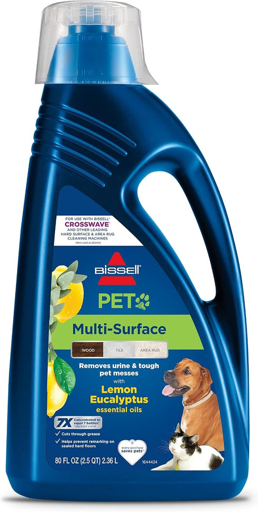 Bissell Multi-Surface Pet with Citrus, Safe on Sealed Hard Floors and Area Rugs by BISSELL