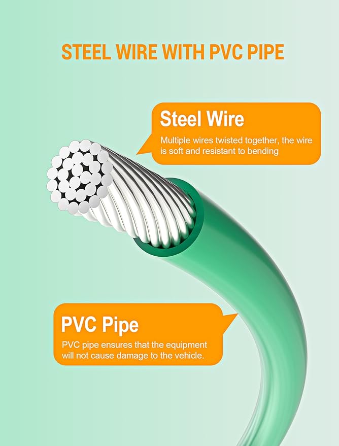 Auto Sunroof Cleaning Tool, 78 Inch Long Flexible Pipe Brush, Tube Cleaner Brush - Image 4