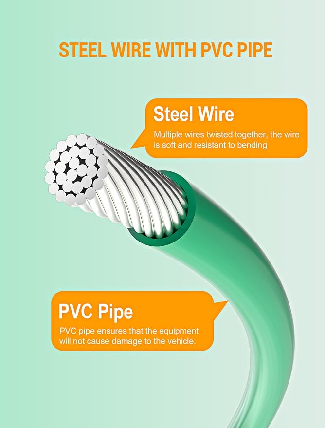 Auto Sunroof Cleaning Tool, 120 Inch Long Flexible Pipe Brush, Tube Cleaner - Image 4