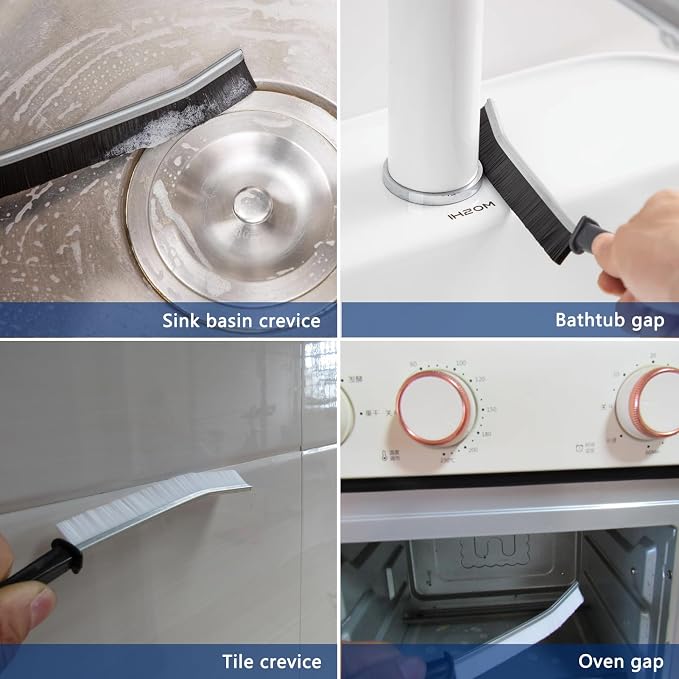 13Pcs Crevice Cleaning Brush Set, Cleaning Brush Tools, Hard Bristle Gap - Image 3