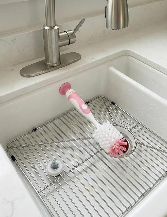 Baby Bottle Brush Set 4 in 1, Baby Bottle Cleaner, - Image 8