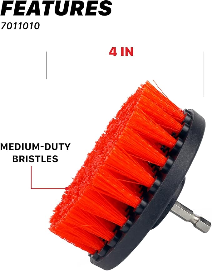 Maxshine 2", & 5" M8 Medium-Duty Upholstery Carpet Brush - Image 4