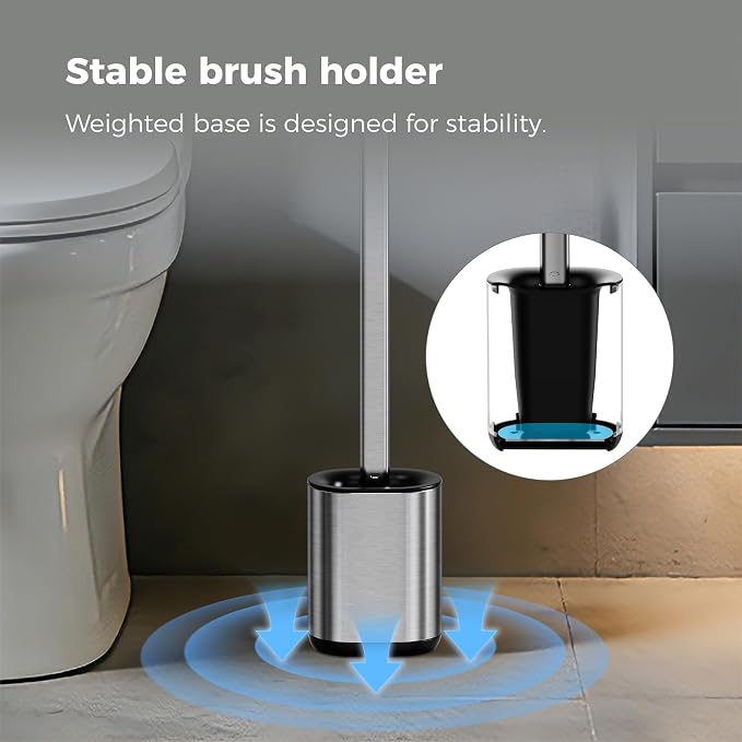 Toilet Brush and Holder Set Toilet Cleaning Brush - Image 5