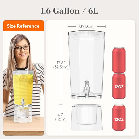 Lifewit 1.6 Gallon Drink Dispenser - Image 2
