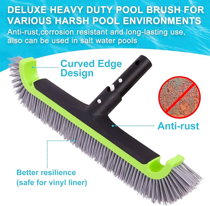 Sepetrel Deluxe Swimming Pool Cleaning Kit Including Rubber Edge Skimmer Net - Image 5