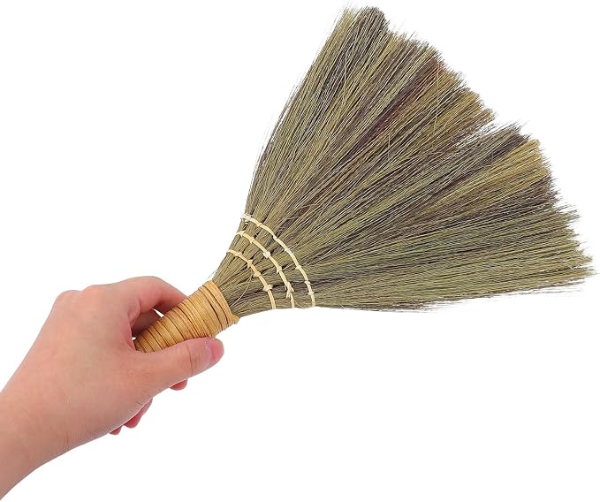 2pcs Handwoven Soft Bristle Indoor Brooms - Image 4