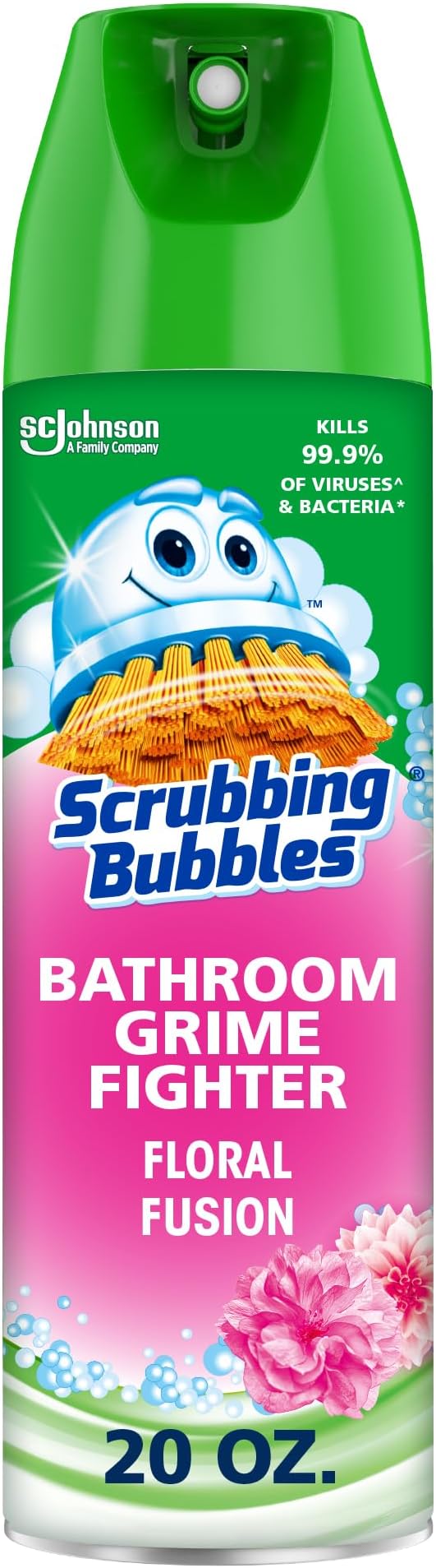 Scrubbing Bubbles Bathroom and Shower Cleaner Disinfectant Aerosol, Foaming by ScrubbingBubbles