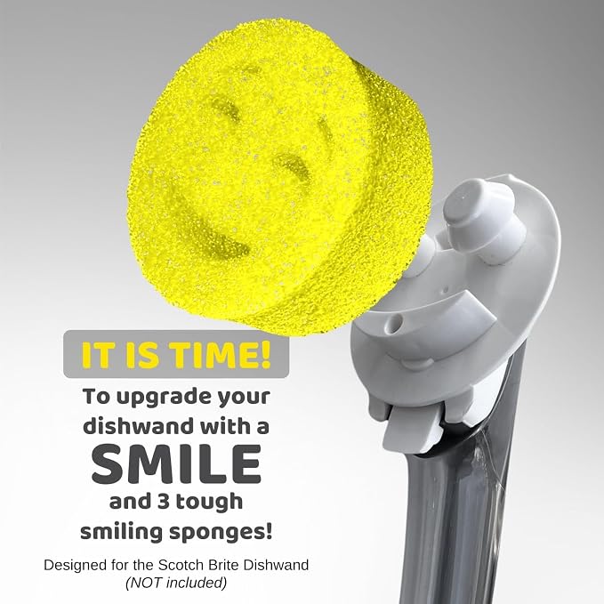 Smilyeez Smile Head for Scotch Brite Dishwand - Image 2
