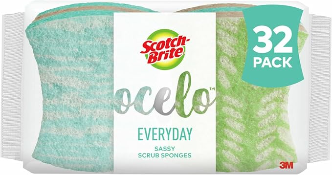 Scotch-Brite ocelo Non-Scratch Scrub Sponges, 32 Sponges by Scotch-Brite