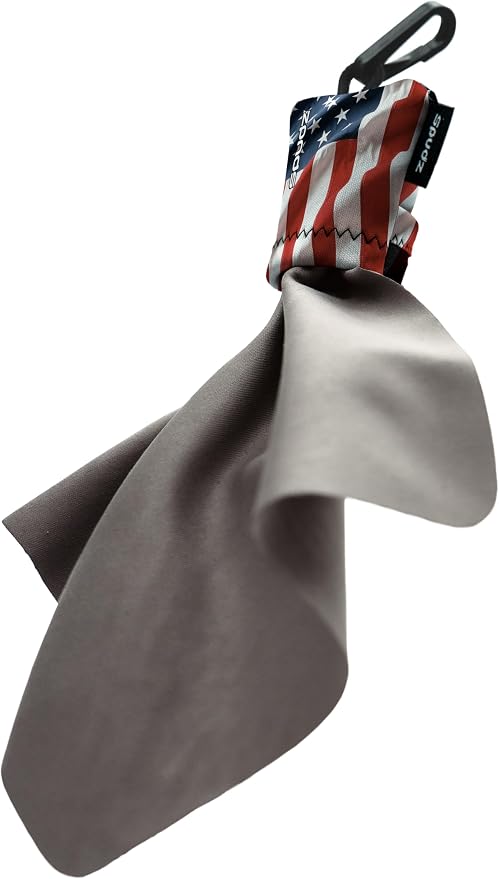 SPUDZ Ultra Microfiber Lens Cleaner – Closable Pouch, Washable – by ALPINEINNOVATIONS