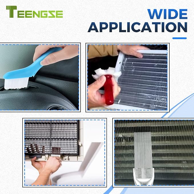 7PCS Air Conditioning Brush Set, FCR6 Fin Comb Tool, Radiator Condenser Fin Comb - Image 7