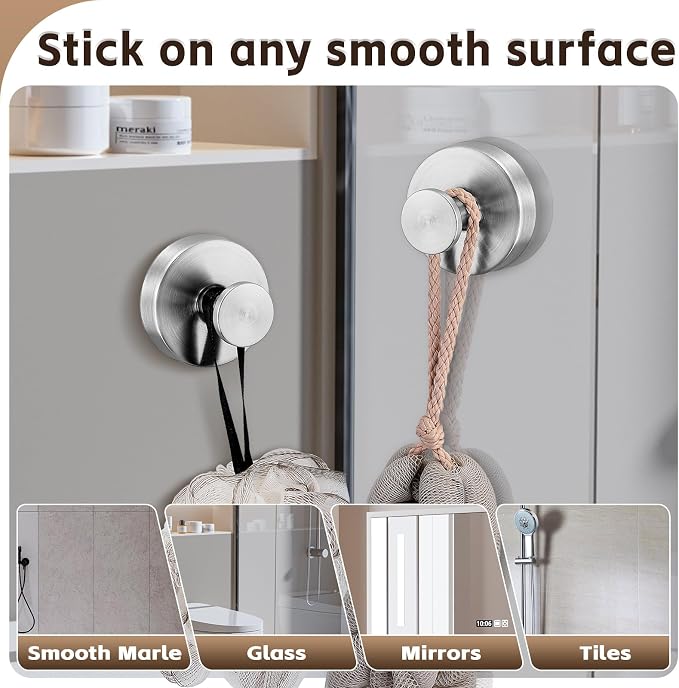 Reusable Heavy Duty Suction Cup Hooks - Image 3