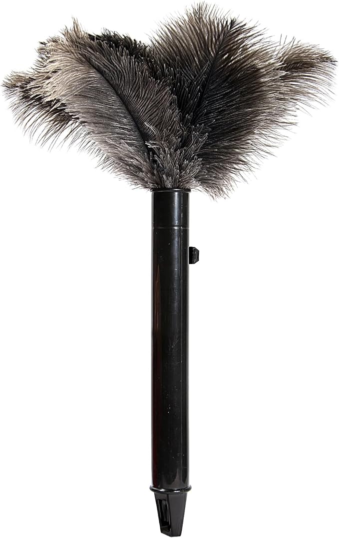 Retractable Ostrich Feather Duster by iHUFeather