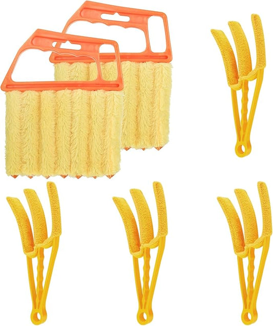 6pcs Window Venetian Blind Cleaner Duster Tool, Include 4pcs 7 Finger Blind by HexinYigjly