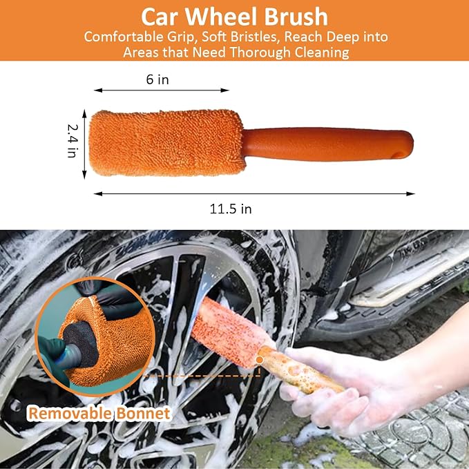 9Pcs Car Wash Detailing Kit Cleaning Kits, - Image 2