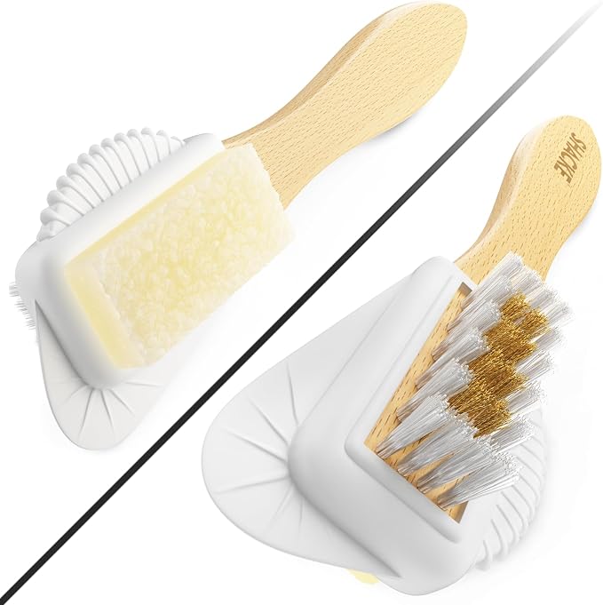 Suede & Nubuck 4-Way Leather Brush Cleaner - Image 3