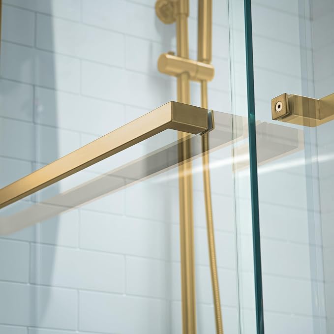 Woodbridge Frameless Bathtub Shower Doors 56-60" Width x 66" Height - Image 7