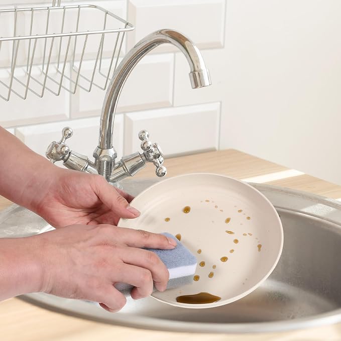 10pcs Dishwashing Sponge Kitchen Dish Sponge Scouring Pad Non-Scratch - Image 7