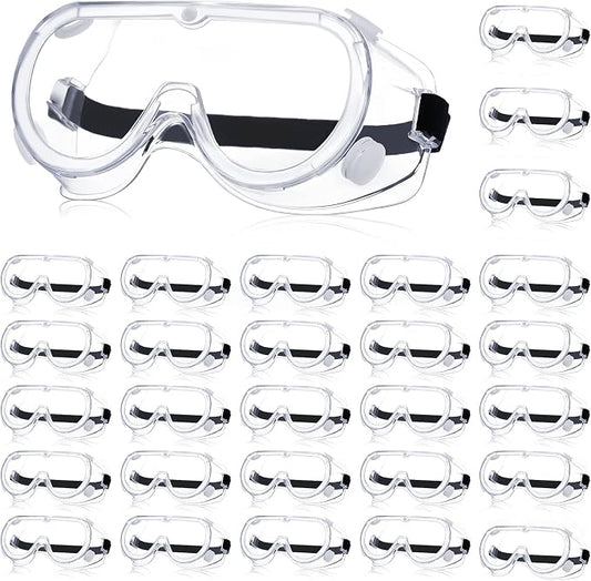 Yunsailing Protective Safety Goggles Lab Over Glasses Clear Anti Fog Eye by Yunsailing