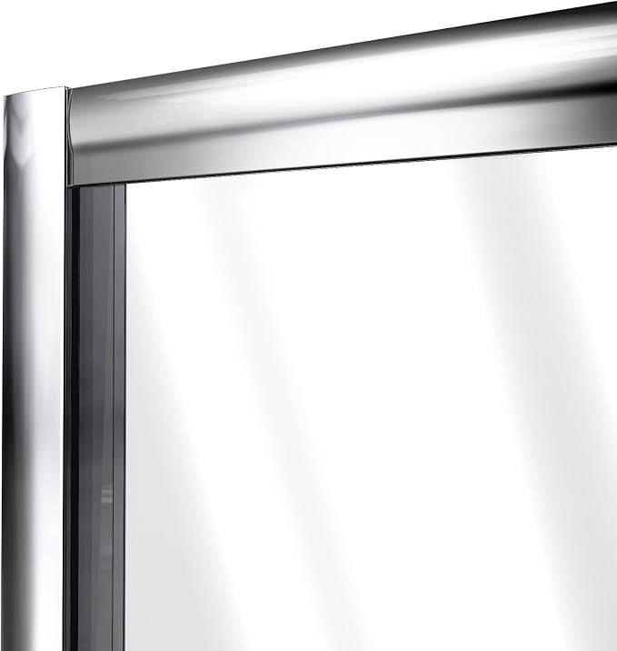DreamLine Flex 50-54 inch W x 72 inch H Semi-Frameless Pivot Shower Door in - Image 9