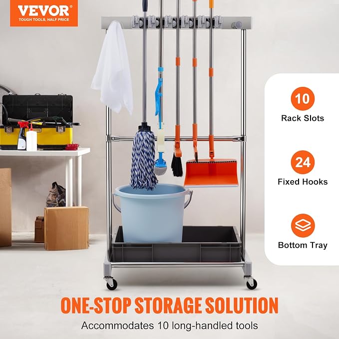 VEVOR Garden Tool Organizer, 10 Slots - Image 2