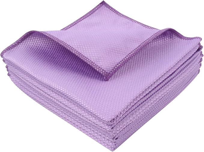 SINLAND Microfiber Glass Cleaning Cloth, Lint Free Cleaning Cloths - Image 9