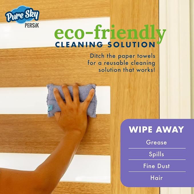 Pure-Sky Ultra-Microfiber Cleaning Sponge – Kitchen, Household and Dish Sponges - Image 6