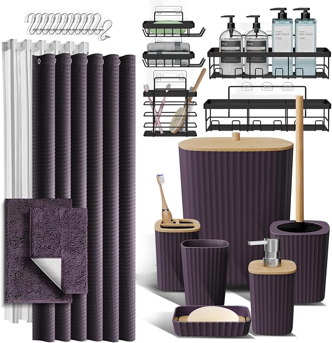 Clara Clark Bathroom Accessories Set by ClaraClark