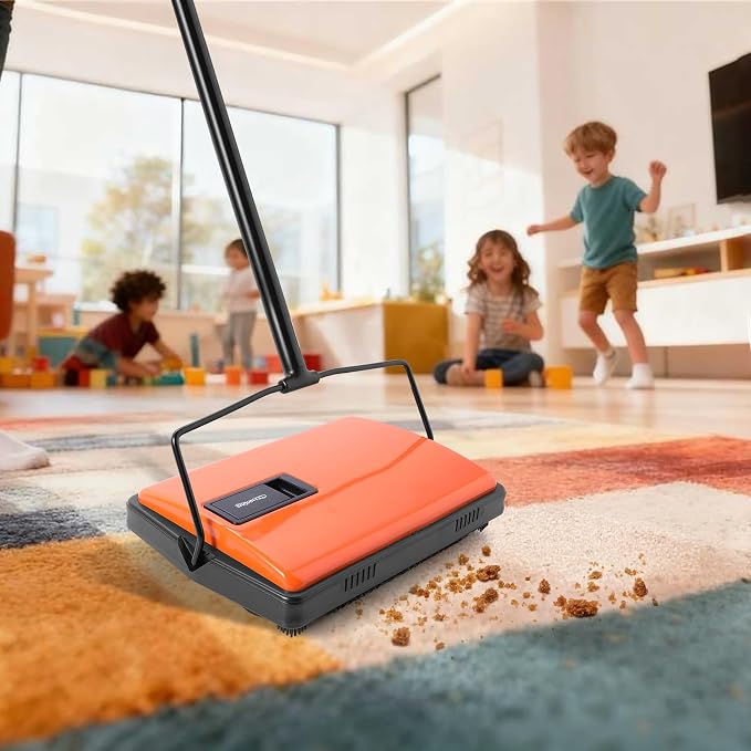 Manual Carpet Sweeper for Pet Hair - Image 4